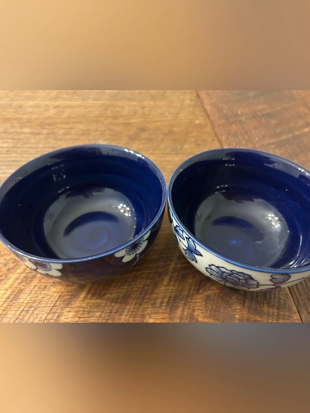 Williams Sonoma Japanese Garden fruit/dessert bowls 4.75” - set of 2